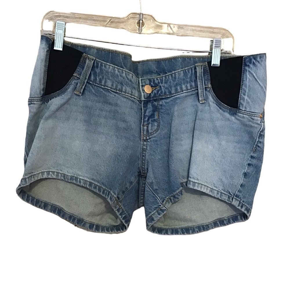 Isabel Maternity Midi Short Denim Shorts 2